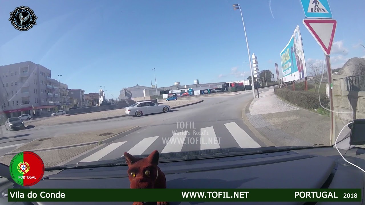 Vila do Conde PORTUGAL 2018 Driving WWW.TOFIL.NET