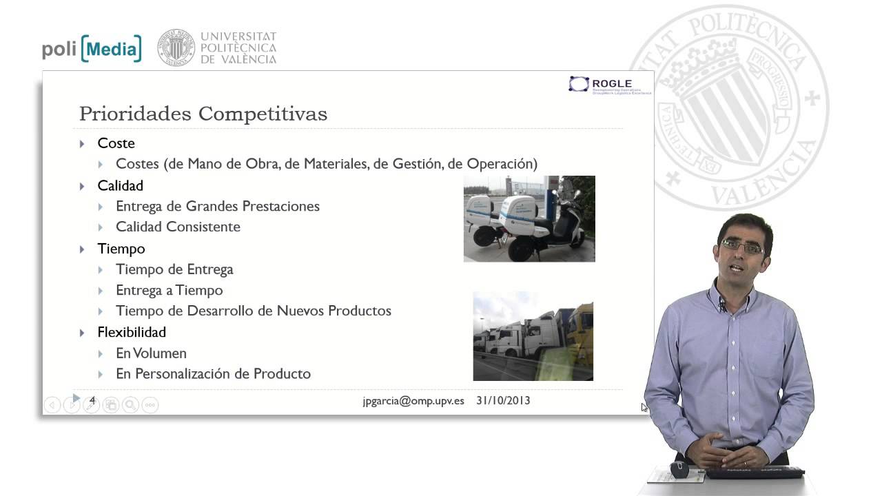 Prioridades Competitivas en la Dirección de Operaciones | 25/111 | UPV