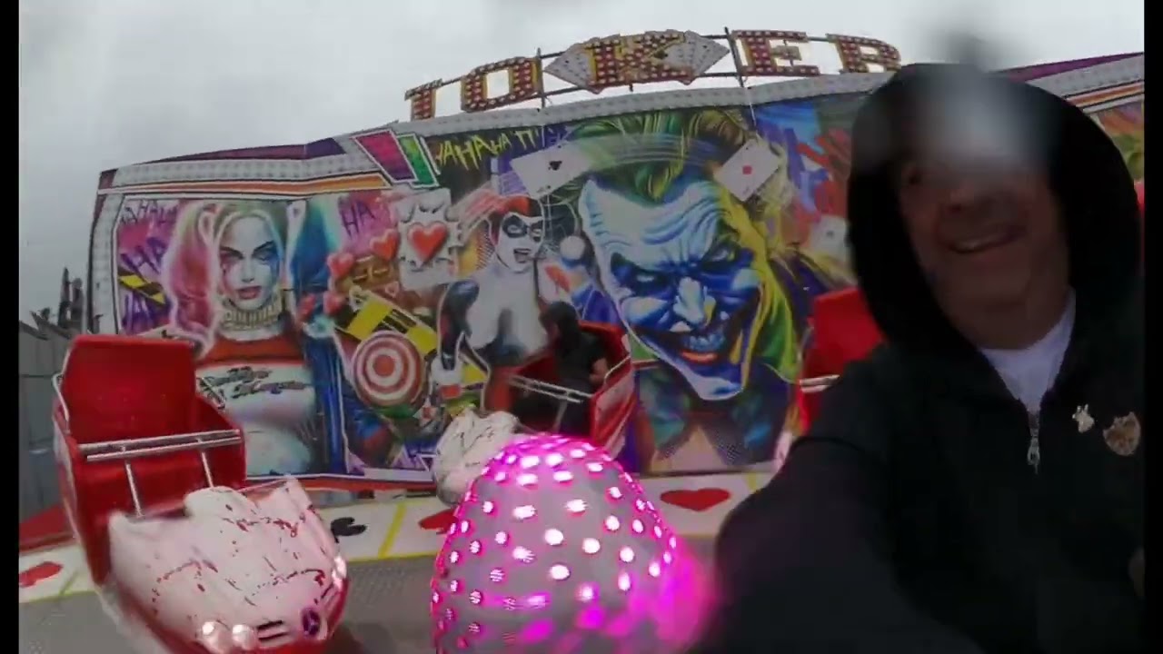 Joker at the grate neath fair 360 & pov sorry for the rain on the lens but its was very heavy rain 