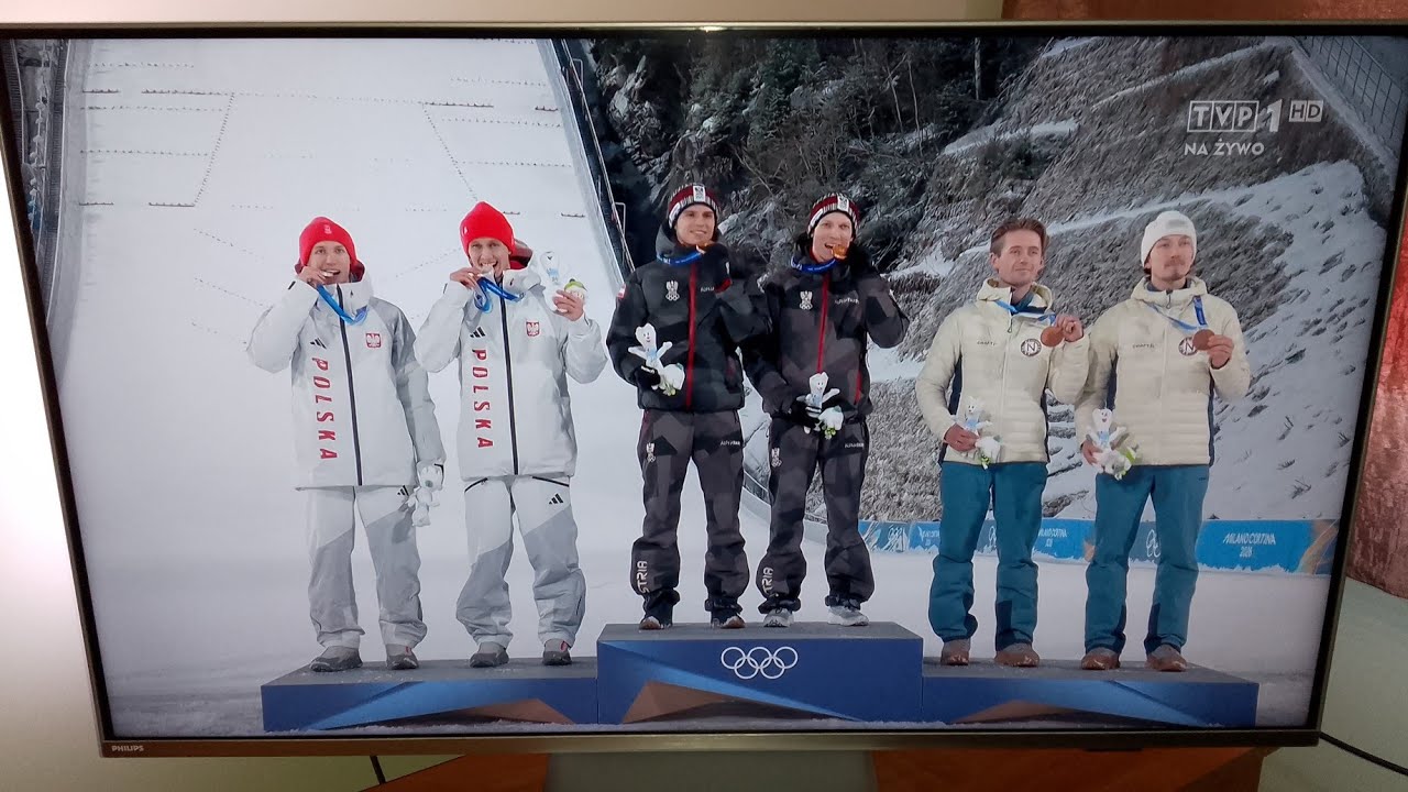 Kacper Tomasiak i Paweł Wąsek srebrnymi medalistami w super duetach na IO w Predazzo (16.02.2026)