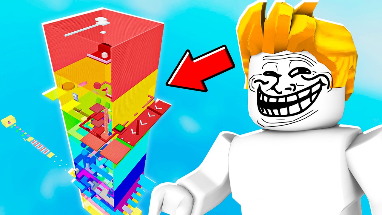 我挑戰了ROBLOX整人跑酷塔...結果！？【Roblox 機械方塊】