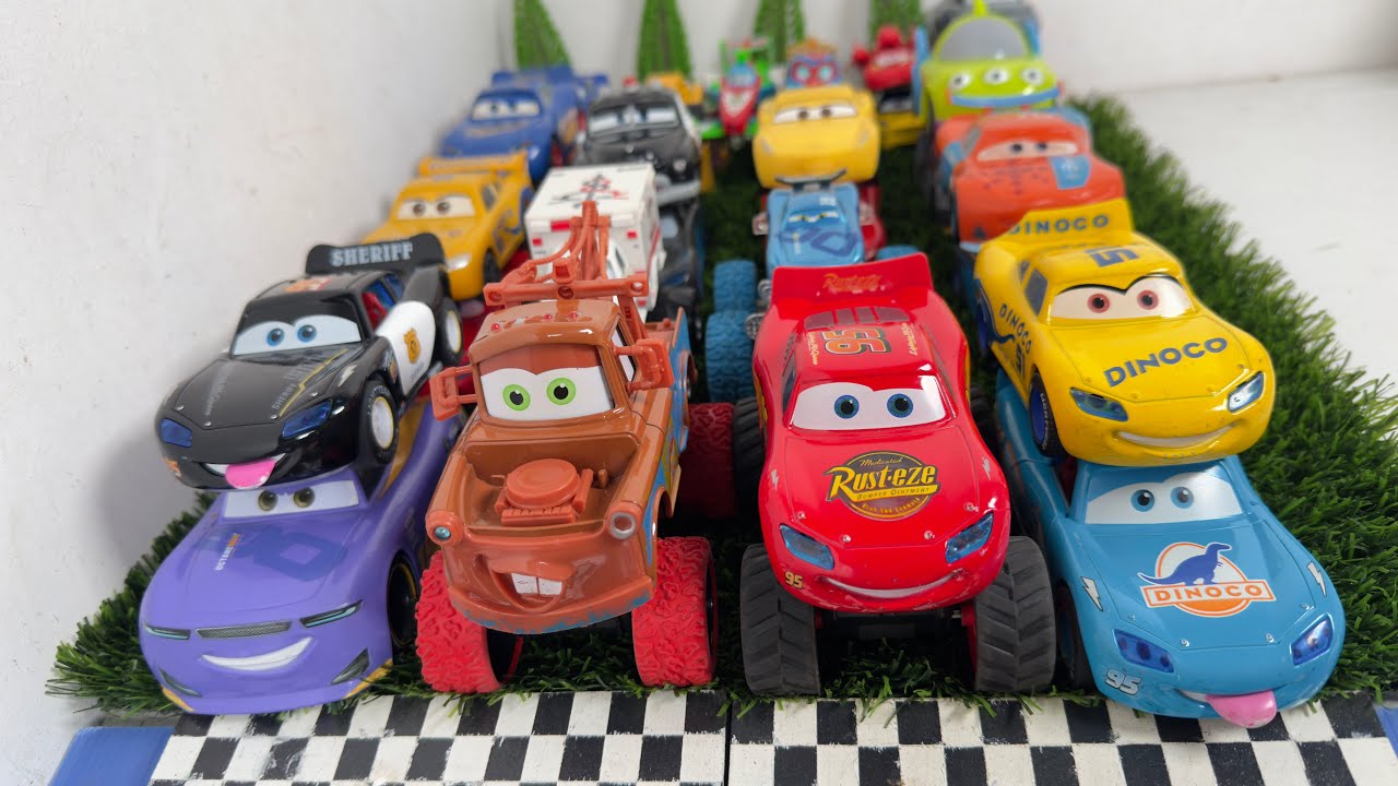 Disney Pixar Cars Unboxing Review | Lightning McQueen, Tow Mater, Doc Hudson, Sally Carrera, Mack