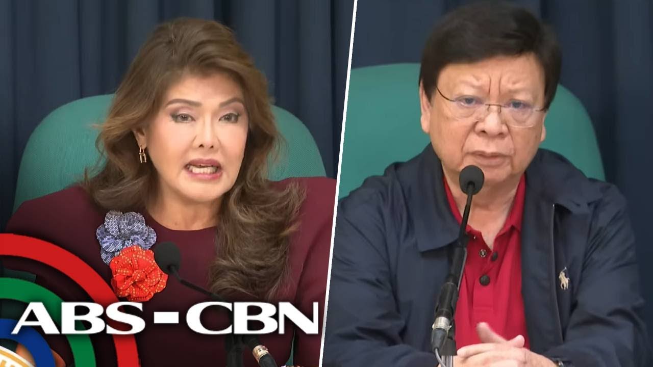 LIVE: Sen. Imee Marcos, Sen. Rodante Marcoleta hold press briefing