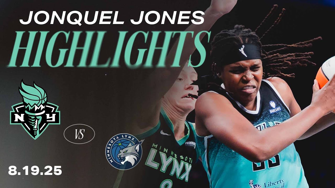 HIGHLIGHTS | Jonquel Jones&rsquo; Double‑Double Delivers Liberty Win Over Lynx, 85‑75