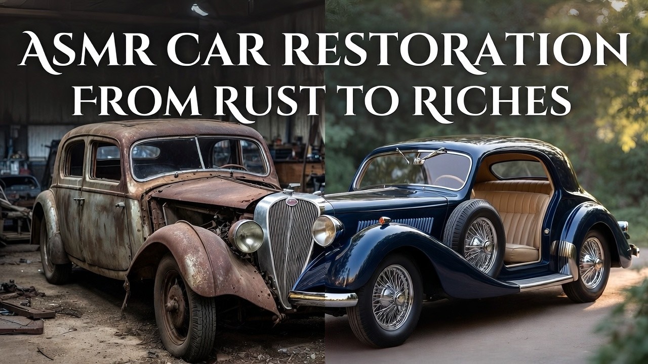 ASMR Car Restoration | 1930s Bugatti from Forgotten Ruin to Elegant Masterpiece.