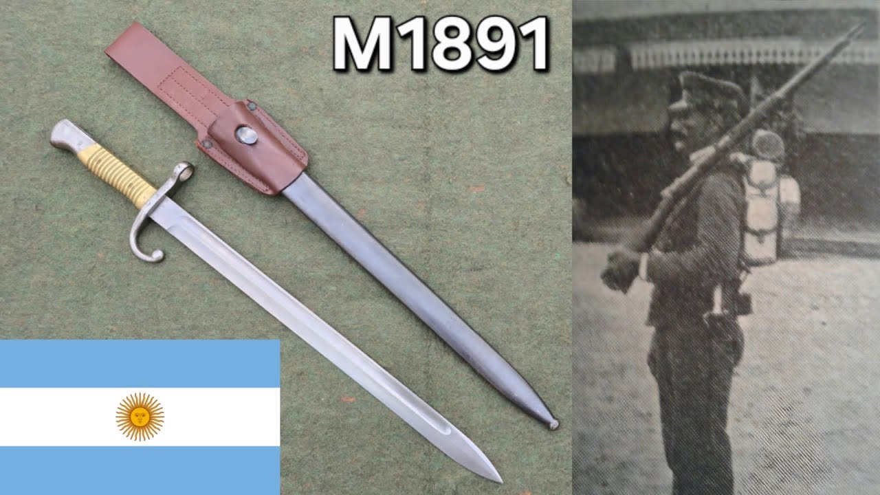 Argentine Bayonet Model 1891 for the Mauser Rifle Model 1891