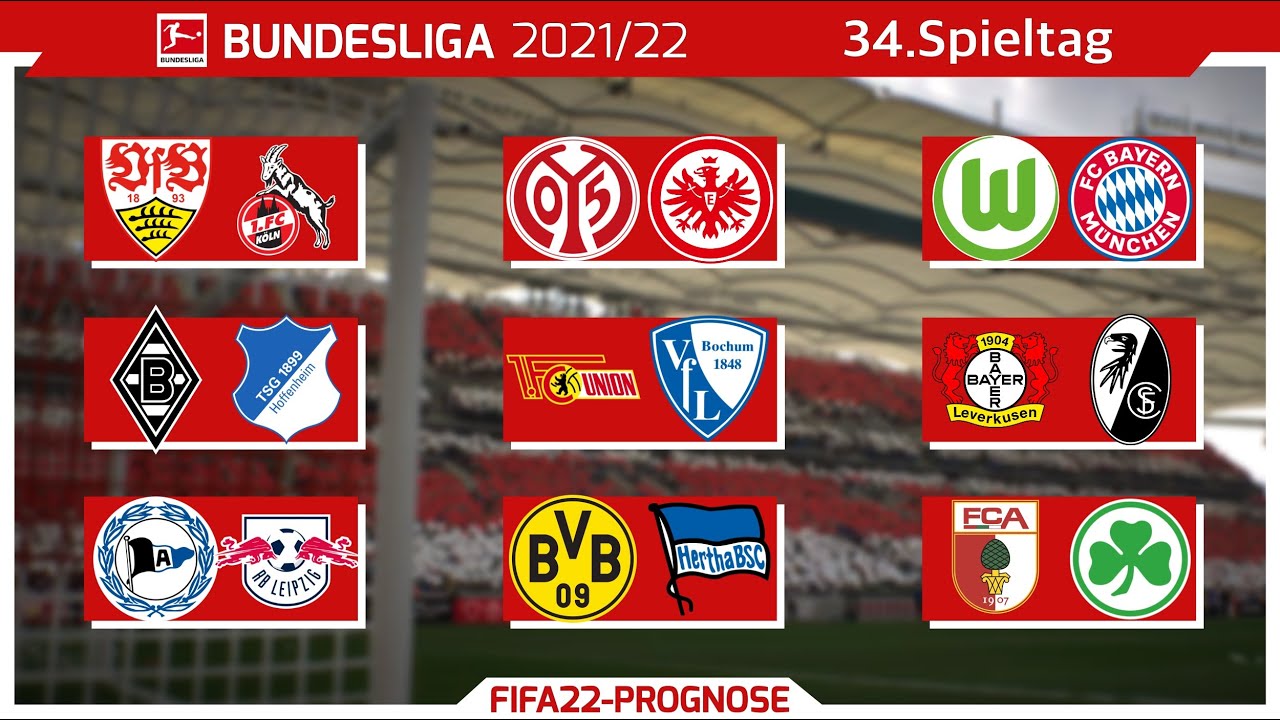 FIFA 22: Bundesliga | 34.Spieltag - Die große Konferenz (Alle 9 Spiele) Prognose 2021/22 - [Full HD]