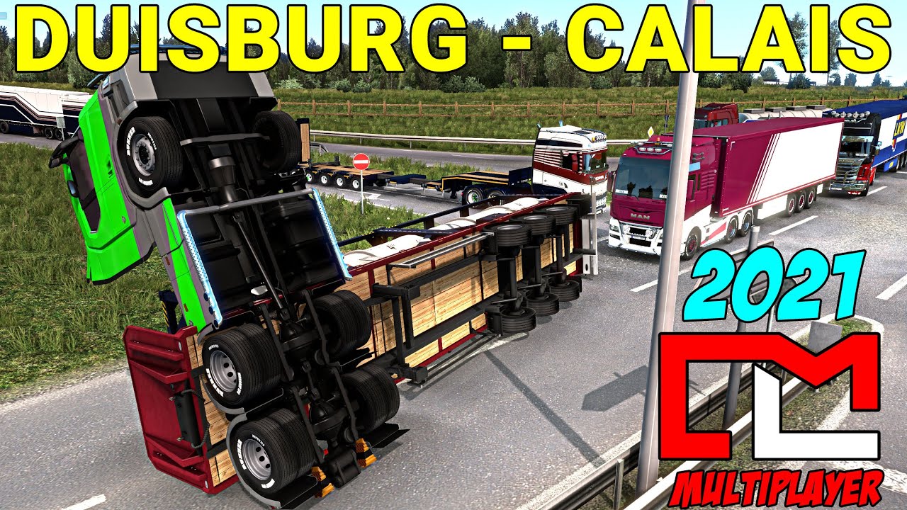 ETS2 Duisburg Calais 2021 [SIM1] ★ UNDERCOVER Part 2/2 Funny Moments [1751] EURO TRUCK SIMULATOR 2