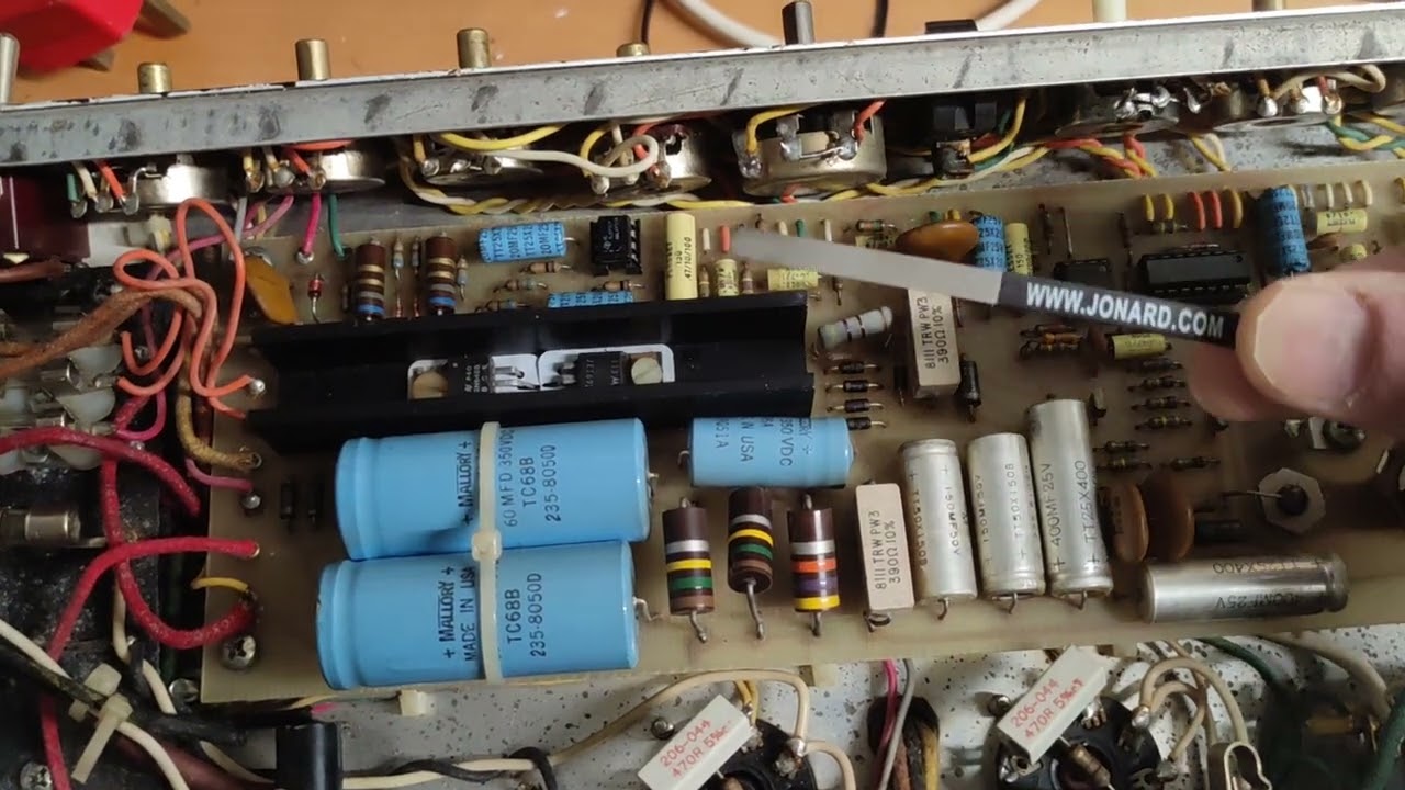 Repairing a Musicman RD50 from 1981