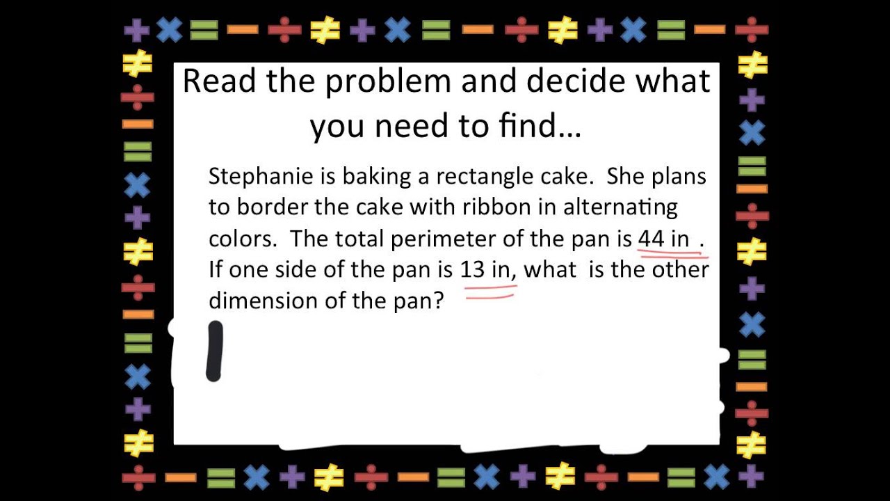 Area and Perimeter Word Problems