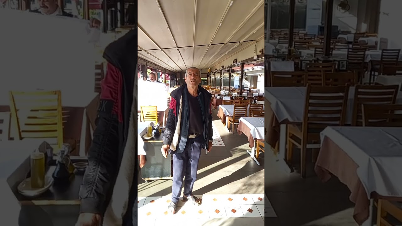 Refik güleryüz ayağının tozuyla Hatay restauranta sahne aldı..