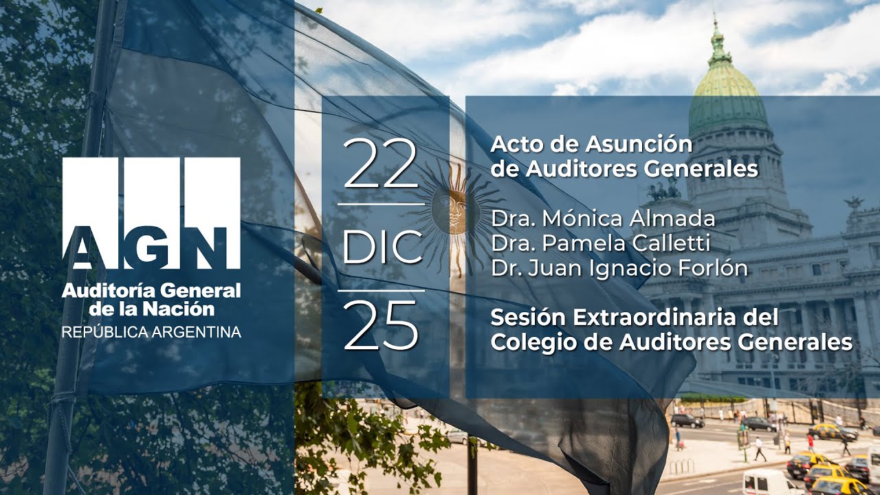 Acto de Asunción de Auditores Generales - Sesión Extraordinaria 22/12/2025