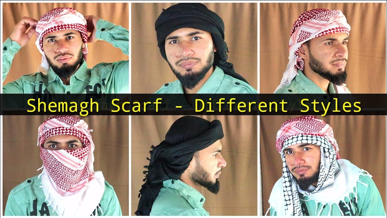 Eid Special - How to Tie Shemagh Scarf | Different Styles Tutorial | AL Aamir Khan