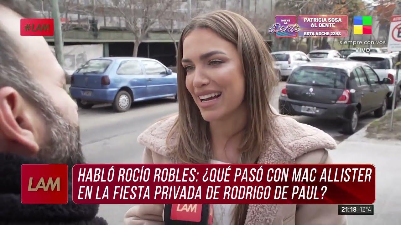 💥 Habló Rocío Robles: ¿Qué pasó con Alexis Mac Allister?