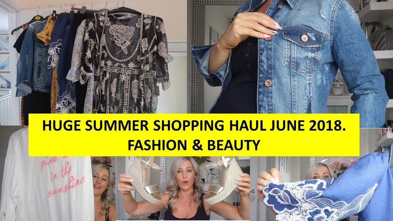 HUGE SUMMER SHOPPING HAUL. PRIMARK, ASOS, NEW LOOK..