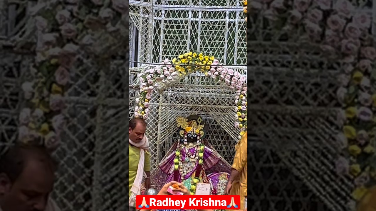 Banke Bihari Ji Ke Aaj ke Darshan | Banke Bihari Mandir Vrindavan | Phool Bangla | Akshaya Tritiya |
