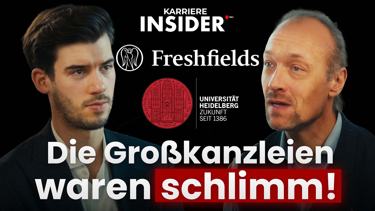 Anwalt & Steuerberater (ex-Freshfields) über Jura-Studium und Steuer-Tipps | Karriere Insider