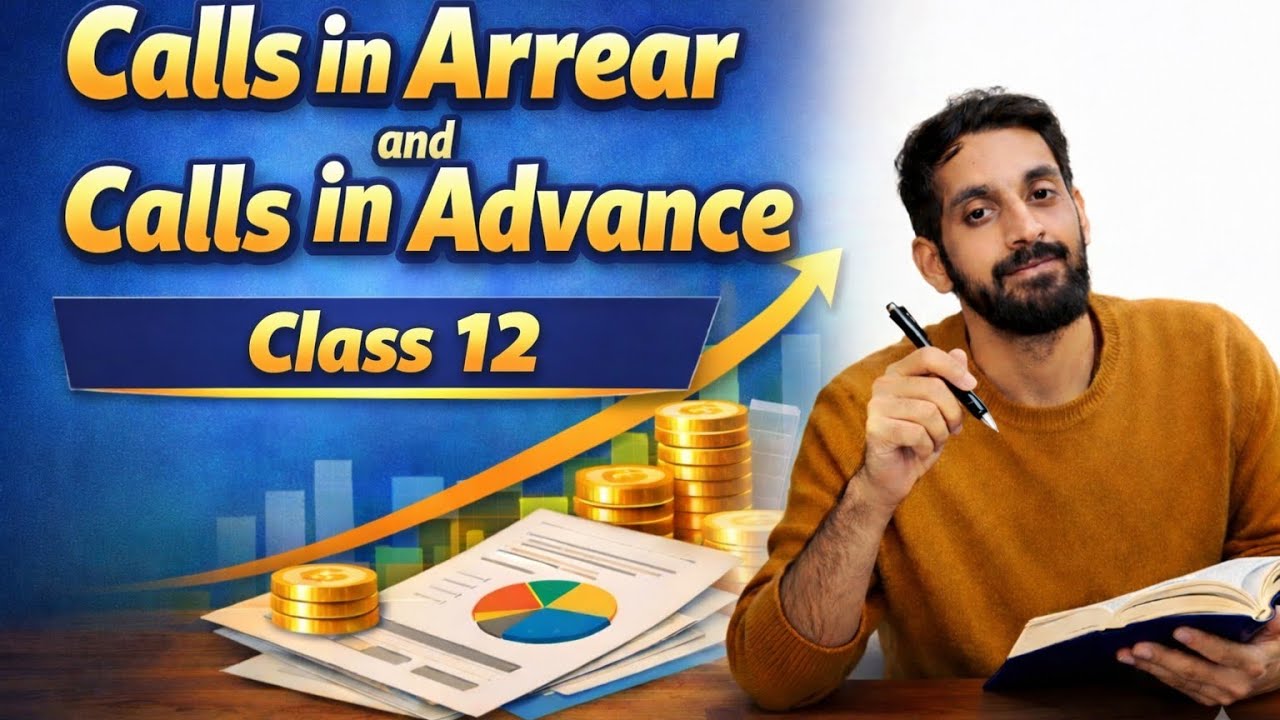 Calls in arrears and calls in advance of company account