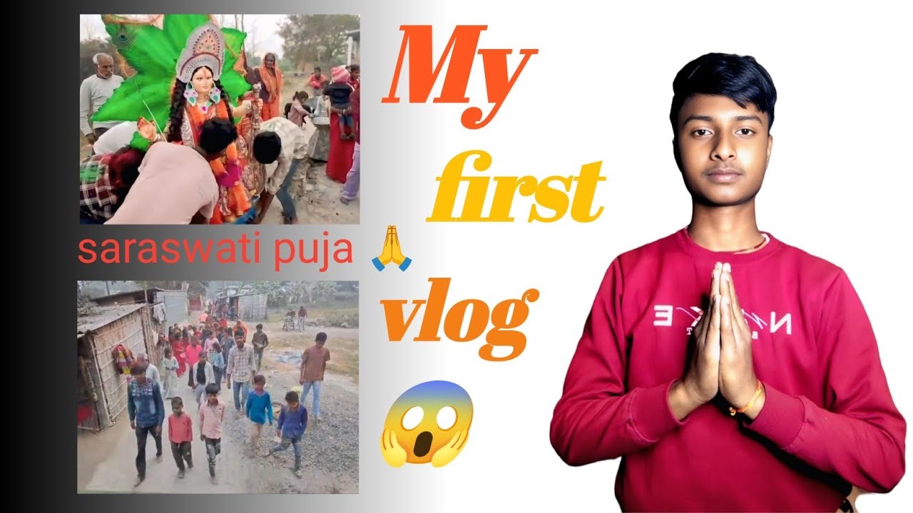Saraswati Puja vlog 🌺🙏 || Full vlog 😱🤯 || Enjoy this vlog 🤗😅 || #vlogfromdivyanshu01