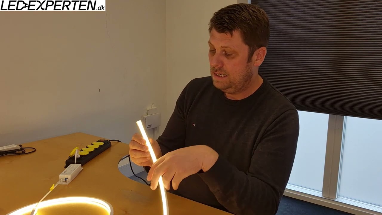 NEON FLEX LED Strip 24V i 2700K, IP67, Dæmpbar
