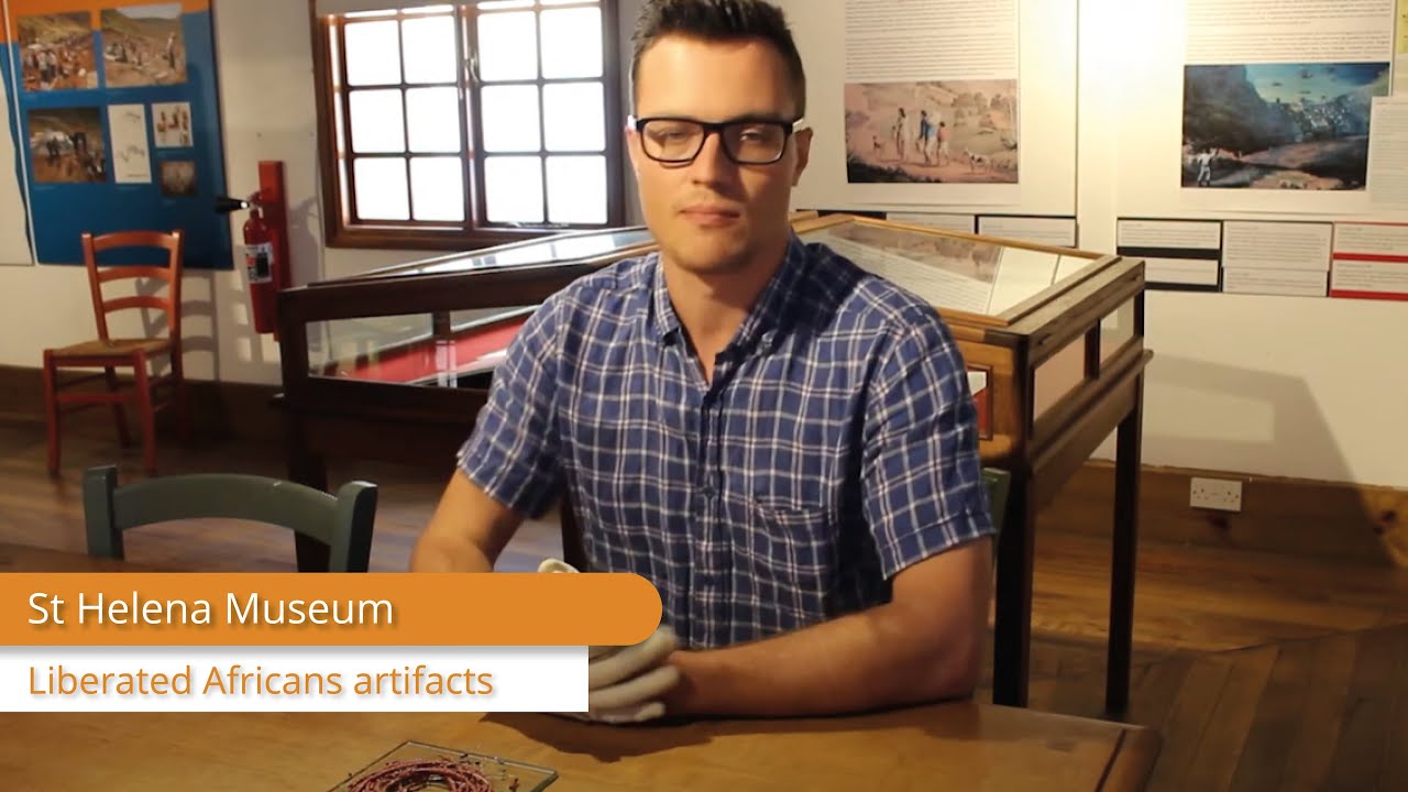 St Helena Museum - Liberated Africans artifacts