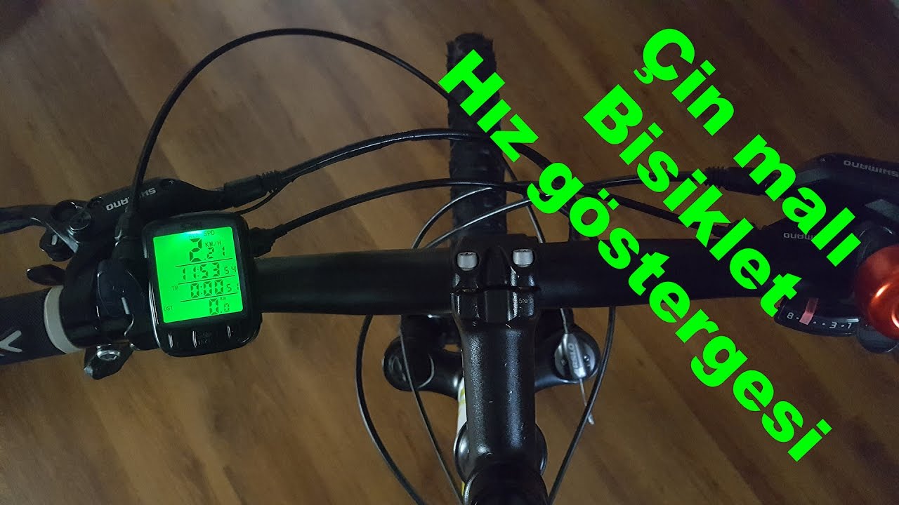 AliExpress'ten alınan Çin malı bisiklet hız göstergesi nasıl ayarlanır?