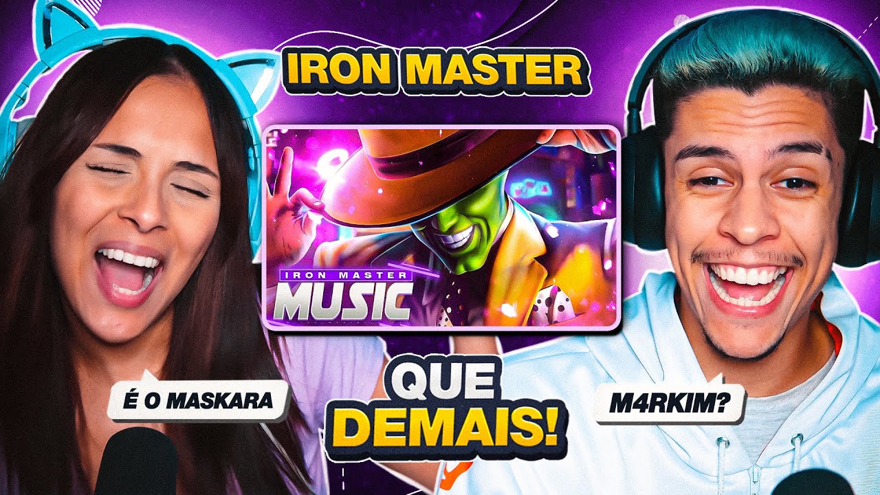 IRON MASTER - Que Demais! | O Máskara | [React em Casal] 🔥