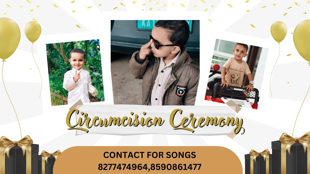 Circumcision Ceremony SONG RAAZ STUDIO KUNJILA 8277474964 #weddingsong#birthdaysong#wishingsong