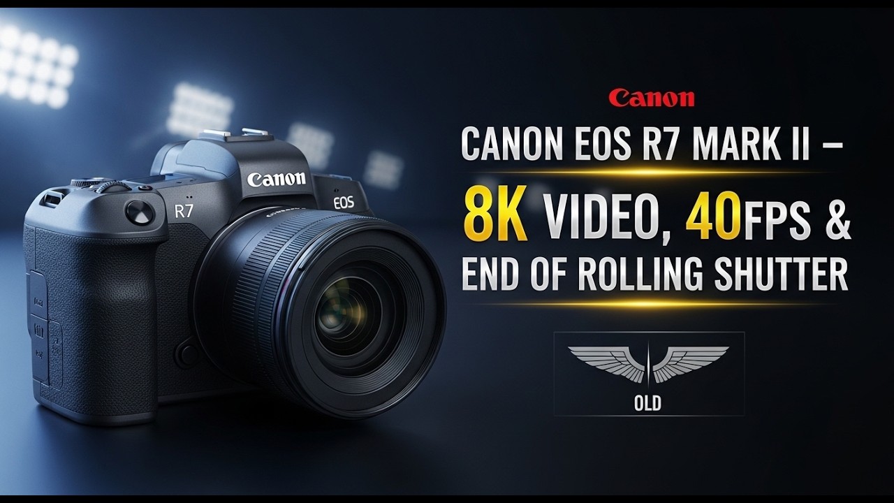 Canon EOS R7 Mark II: 8K Video, 40fps & The End of Rolling Shutter?
