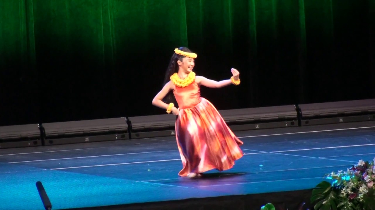Kanon Tateyama - 2018 Miss Keiki Hula Competition