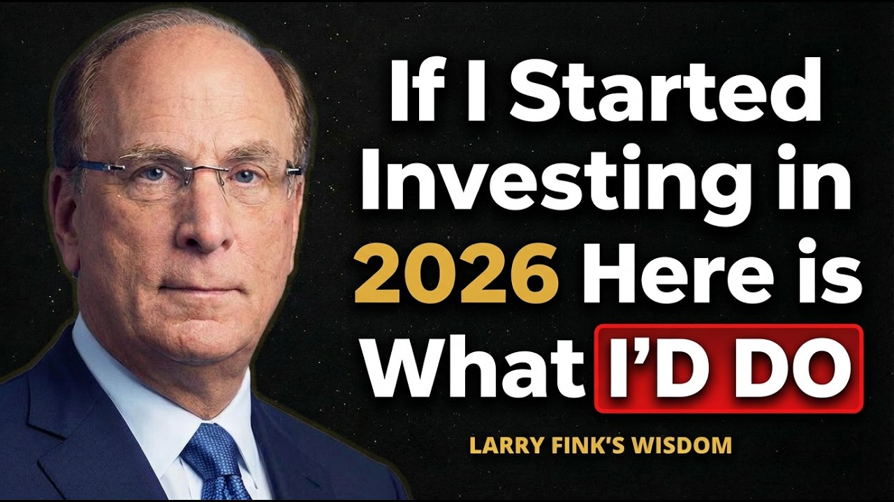 Larry Fink : If I Were Starting Over in 2026, I’d Do THIS (Investing Masterclass)