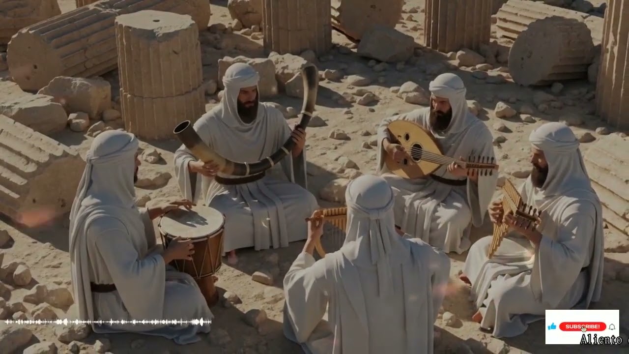 En La Tierra Santa Se Elevan Shofar, Cantos Levíticos E Instrumentos En Adoración A Adonai