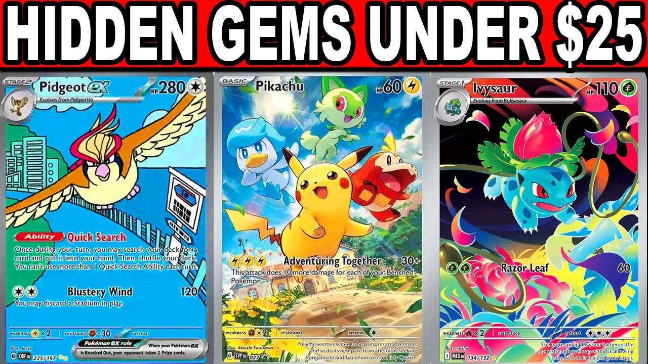 35 ОБЯЗАТЕЛЬНЫХ к покупке карточек Pokemon стоимостью до 25 долларов! Инвестиции в Pokemon с огра...