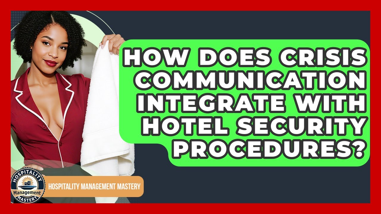 How Does Crisis Communication Integrate With Hotel Security Procedures?