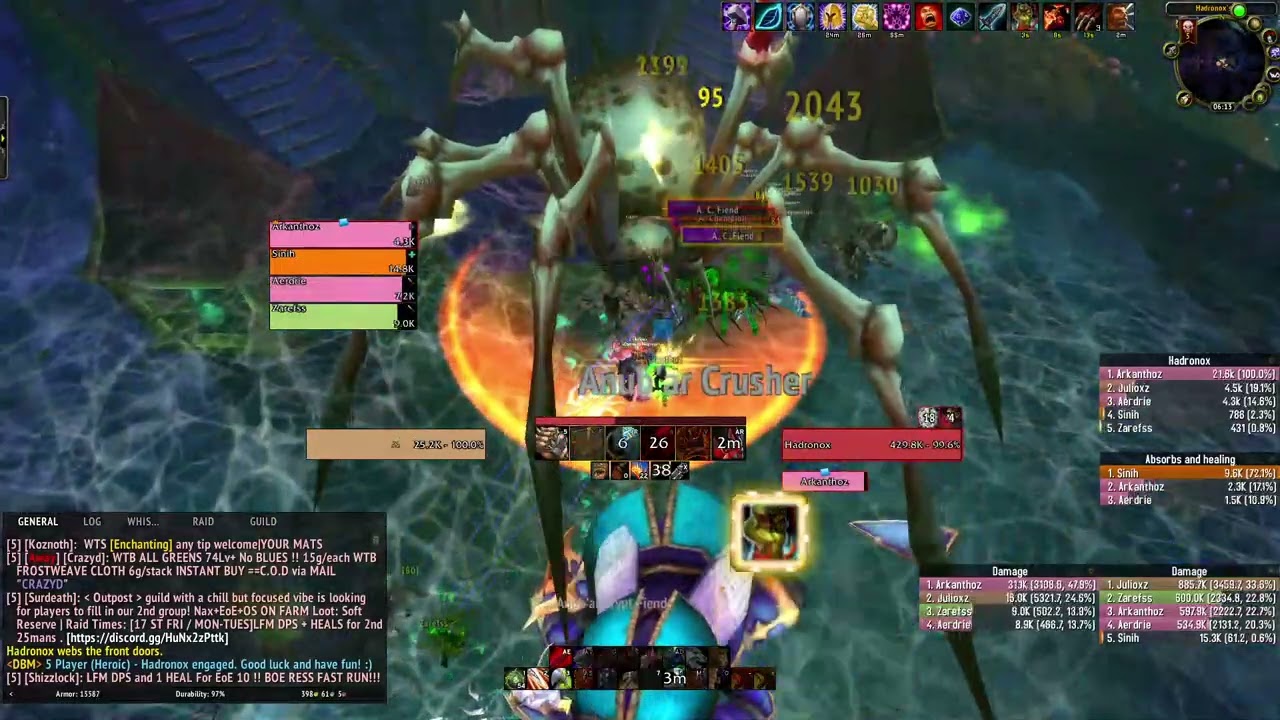 FURY WARRIOR - DUNGEON HC - WARMANE ONYXIA - WOW LK