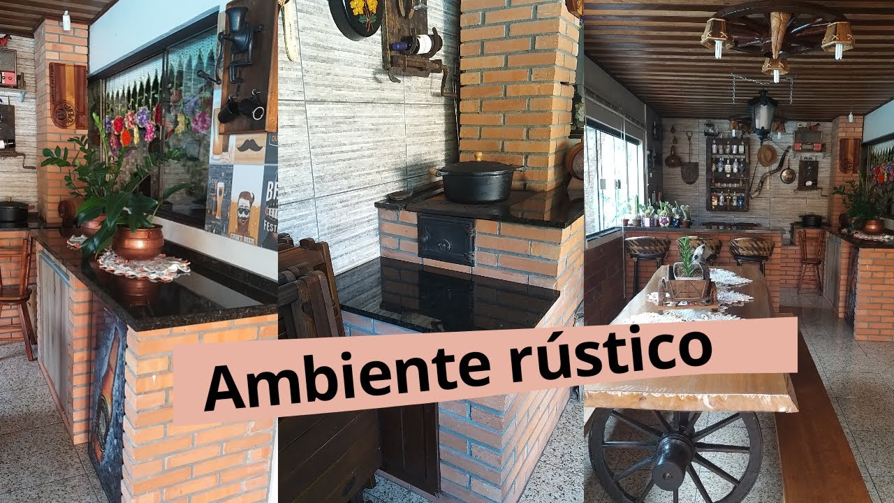AMBIENTE RÚSTICO - pequeno, simples e aconchegante!