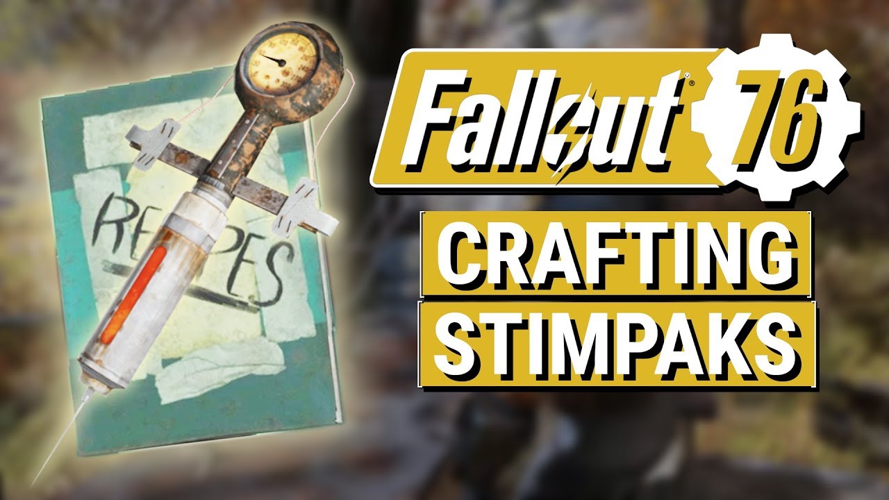 FALLOUT 76: How To Craft STIMPAKS in Fallout 76!! (Stimpak Recipe Guide)