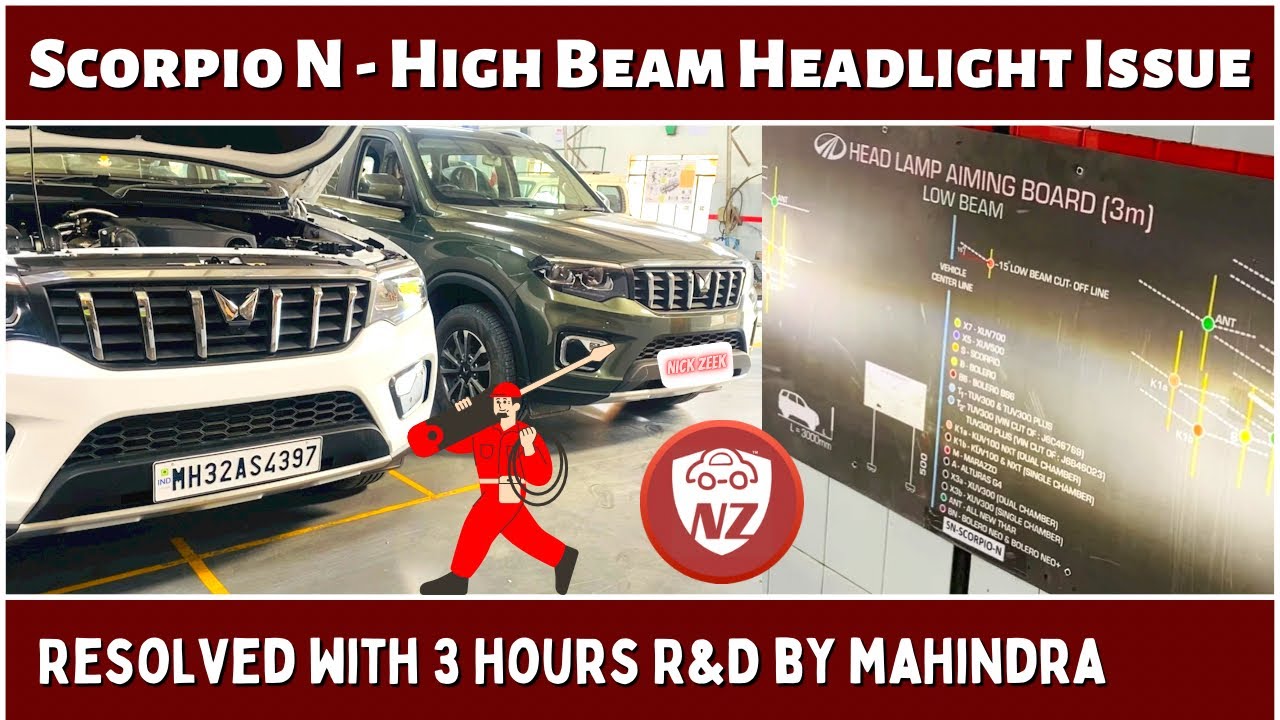 Scorpio N Headlight Issue Resolved in 3 hours | Good Work by Mahindra Service Center in Nagpur