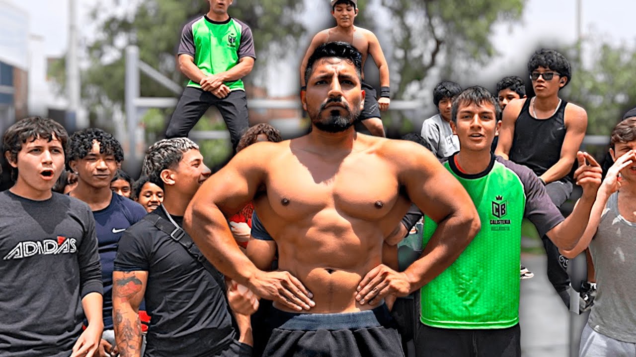 Así entrenan en los Barrios con Calistenia (Los más Fuertes de las Barras)