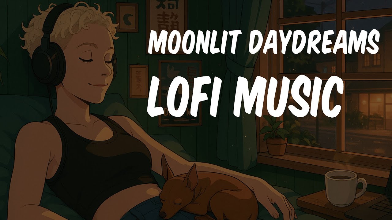 Moonlit Daydreams | Lofi Hip Hop Jazz to Study, Work & Relax