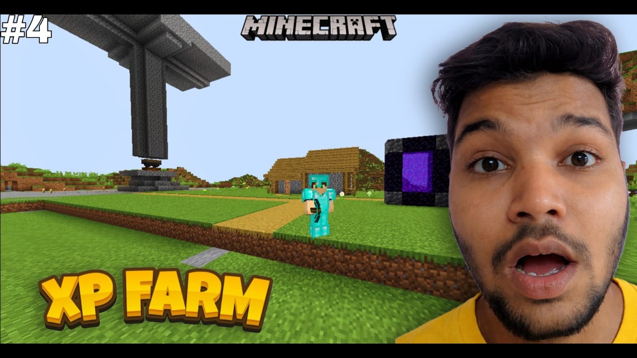 Minecraft Survival EP 4 | Sabse Tez XP Farm 💚🔥