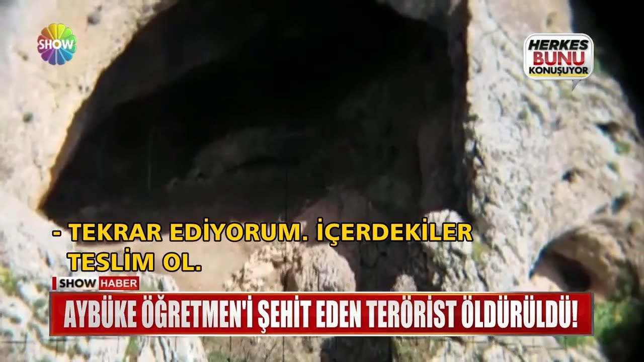 Aybüke Öğretmen'i şehit eden terörist öldürüldü!