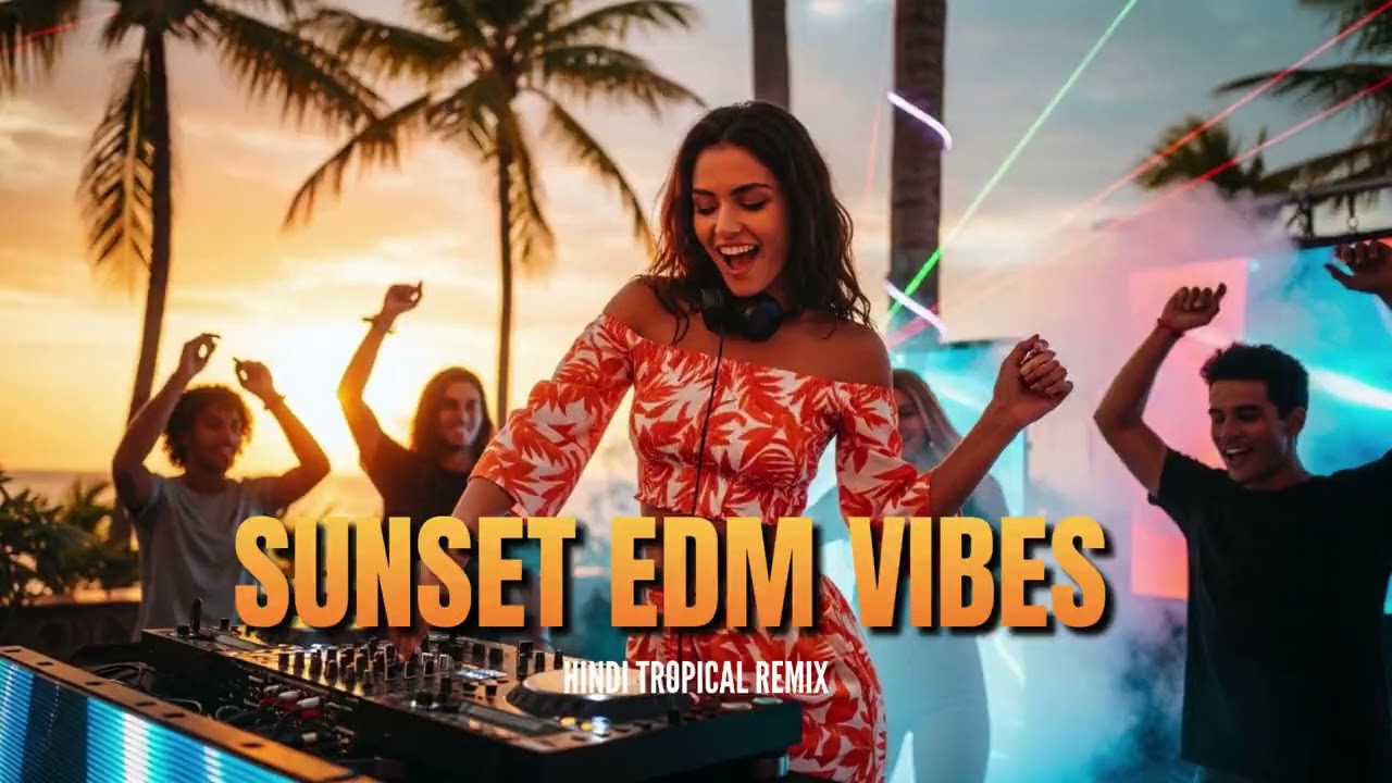 Sunset EDM Vibes 🌅 Chill Tropical Dance Mix