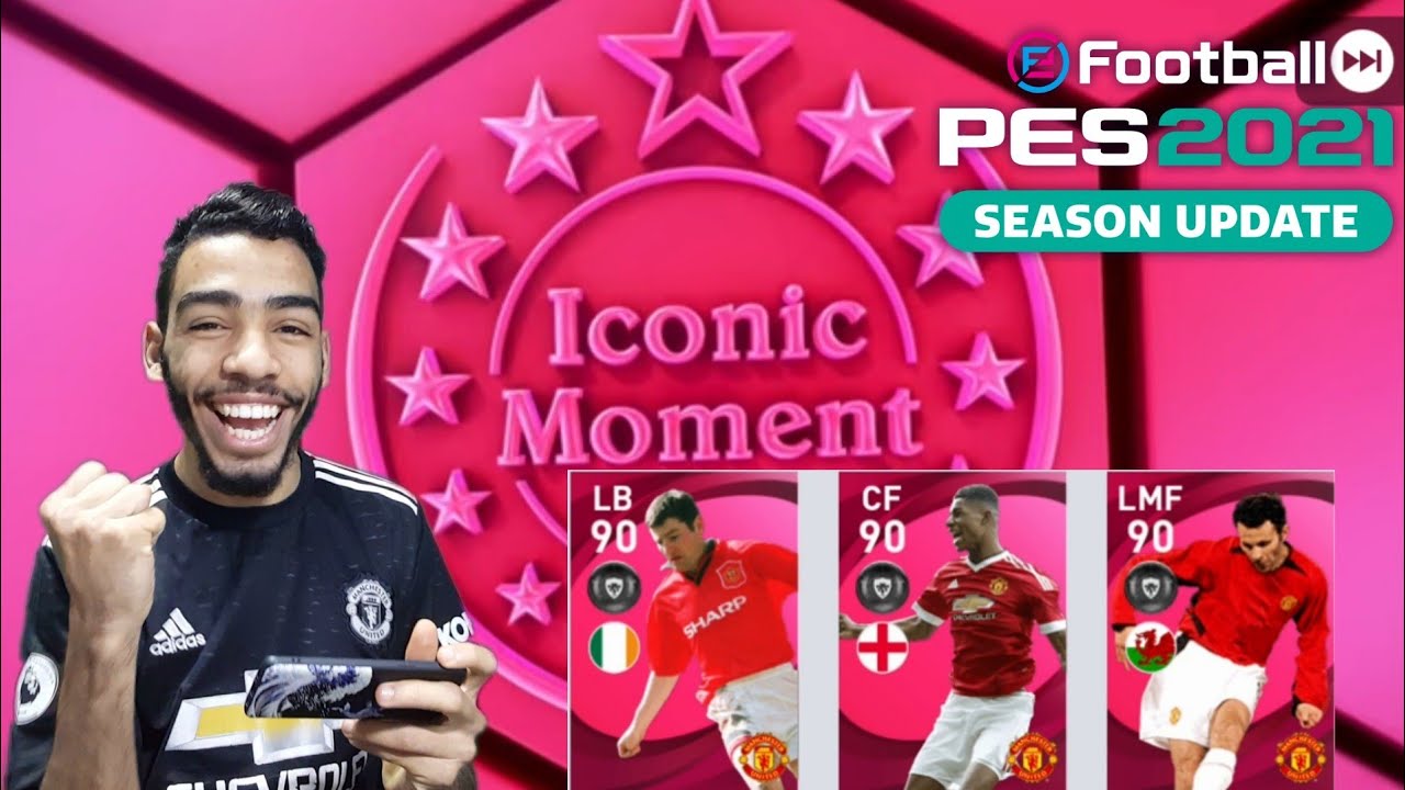 MANCHESTER UNITED - ICONIC MOMENT PACK OPENING PES 2021 MOBILE