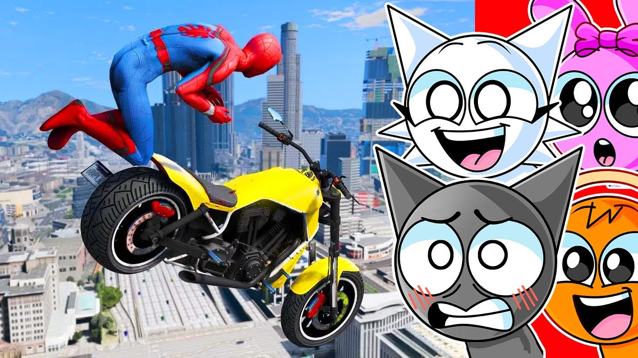 The CRAZIEST SPIDERMAN GTA 5 CAR CRASHES...