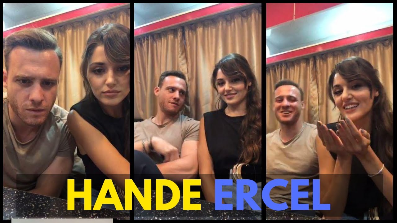 Hande Ercel and Kerem Burcin Live stream 2020 | Hande Ercel Instagram live 2020