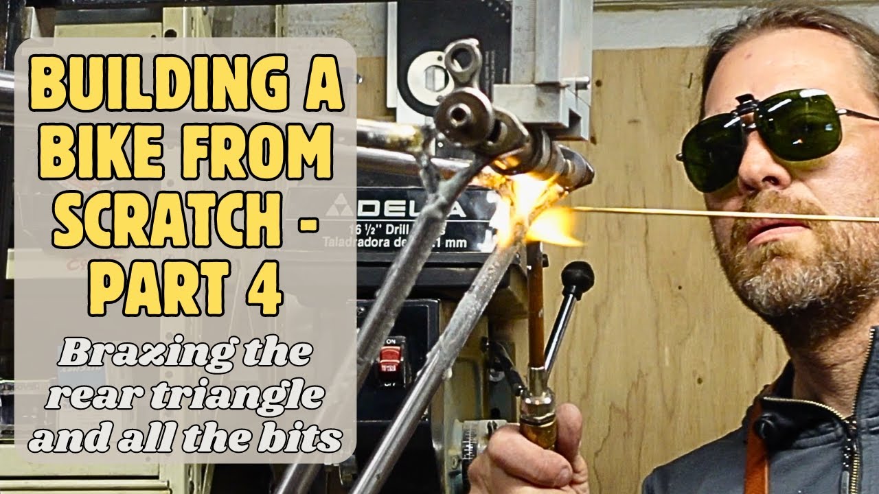 TYING IT ALL TOGETHER! Part 4 - Assembling the rear triangle, brake bosses, bridges, fork and bosses