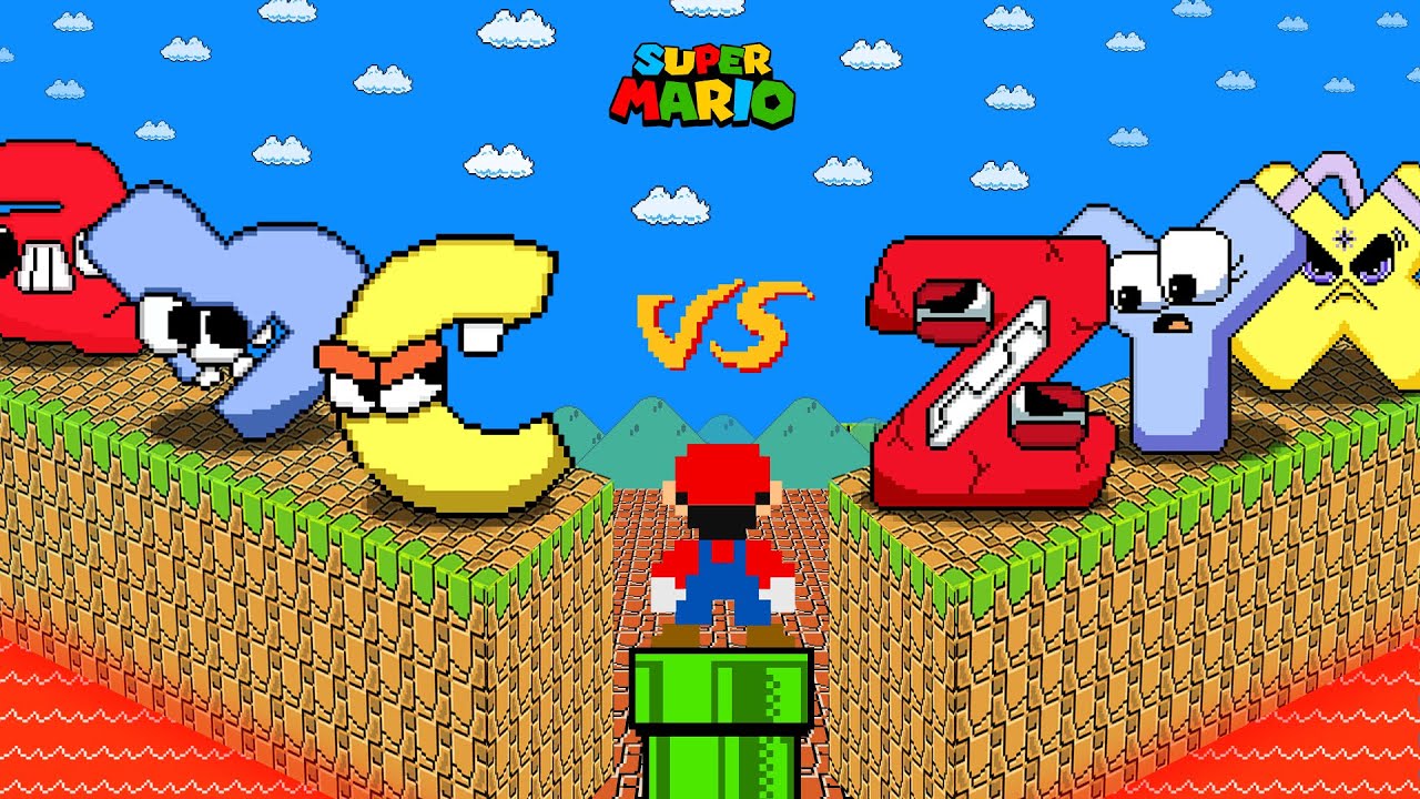 Mario vs Alphabet Lore Babies (A - Z...) But Fixing Letters in maze mayhem | Game Animation