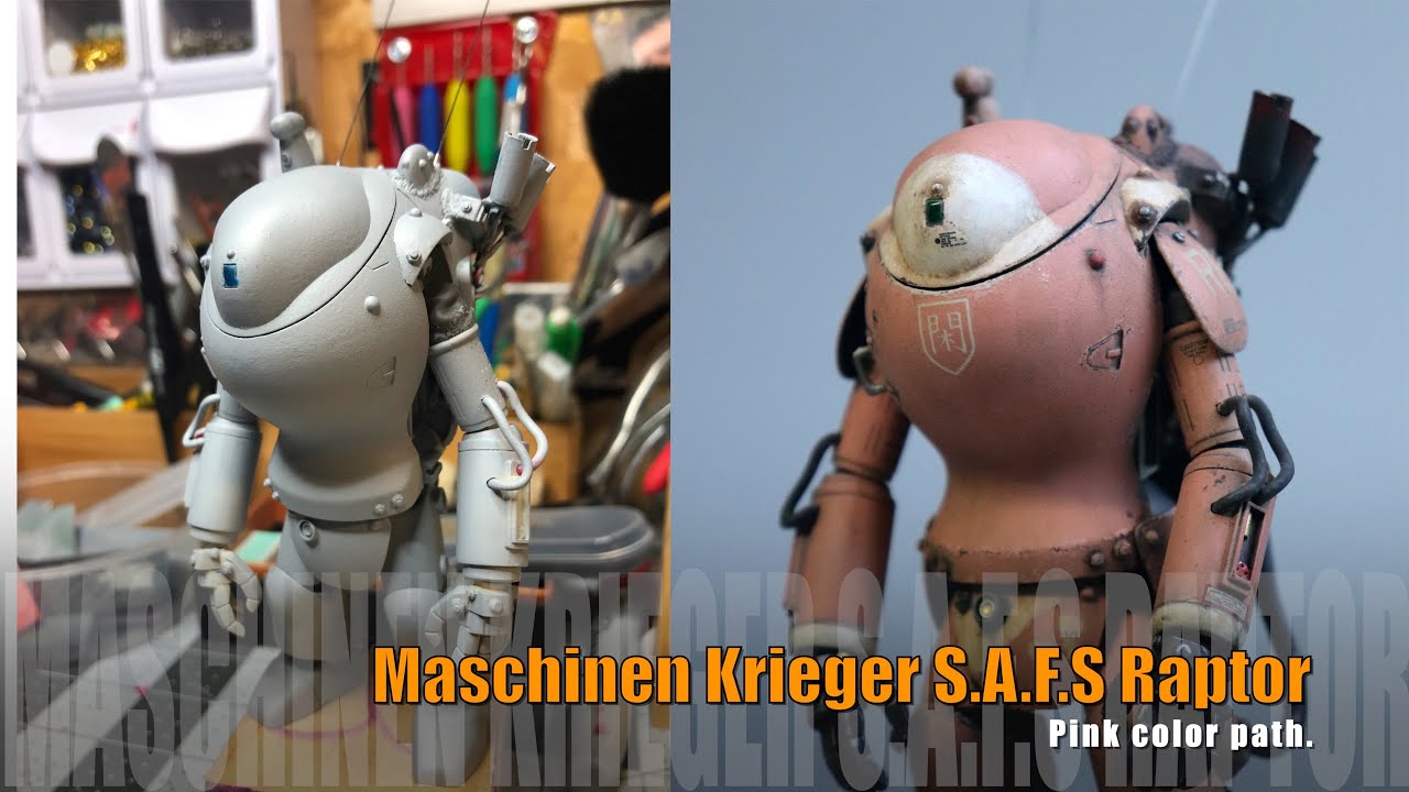 МАШИННЫЙ ВОИН Ma.K ⎜S.A.F.S Raptor ⎜1/20⎜4K ⎜Машинный Воин Custom