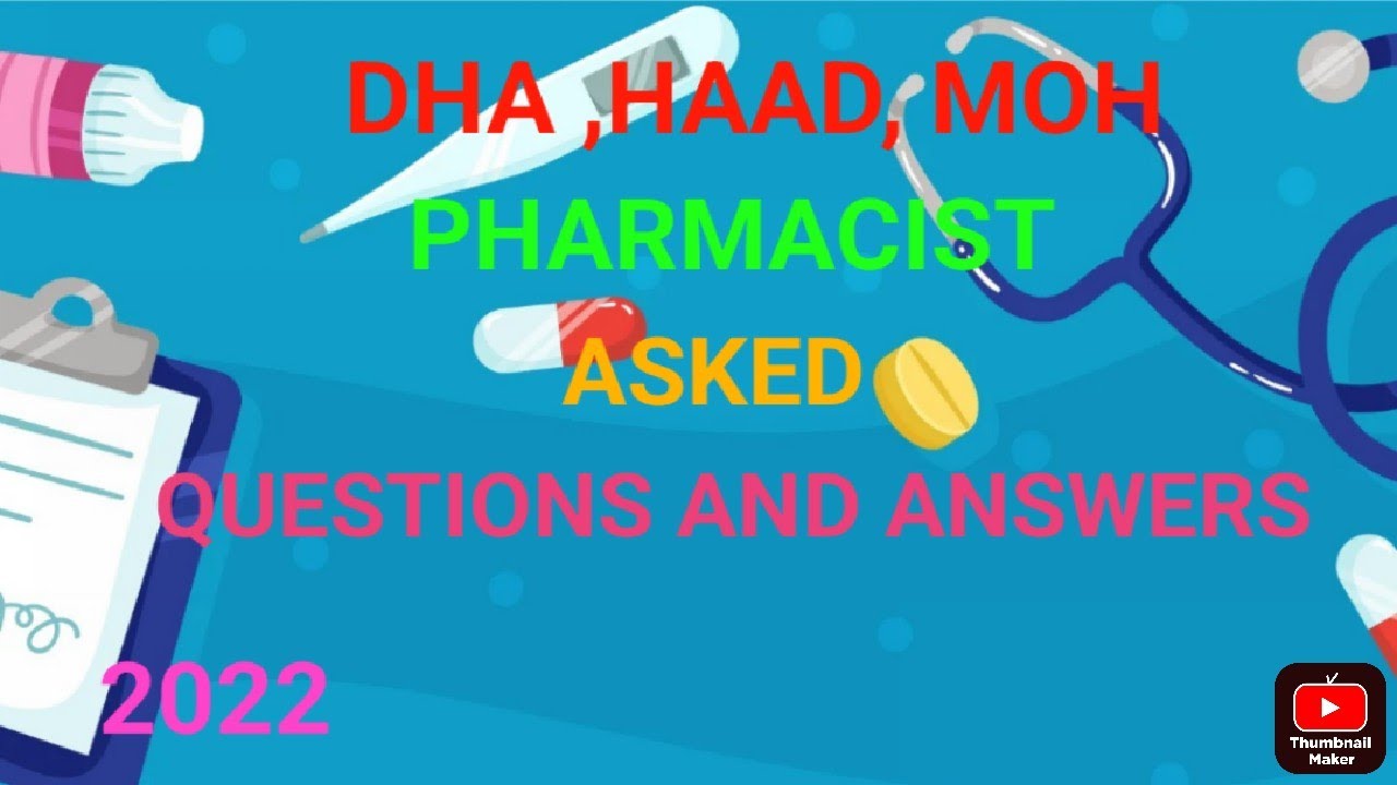 DHA-MOH-HAAD | PHARMACIST| REPEATED| QUESTIONS AND ANSWERS| 2022I PHARMACIST| @NSPharma